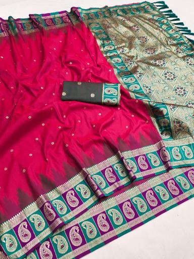 Anupama double mango silk sarees in surat